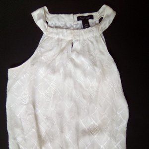 Women's small white house black market top